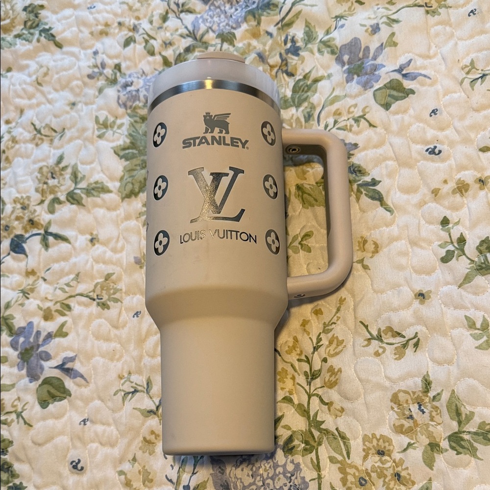 Louis Vuitton Cream Travel Mug